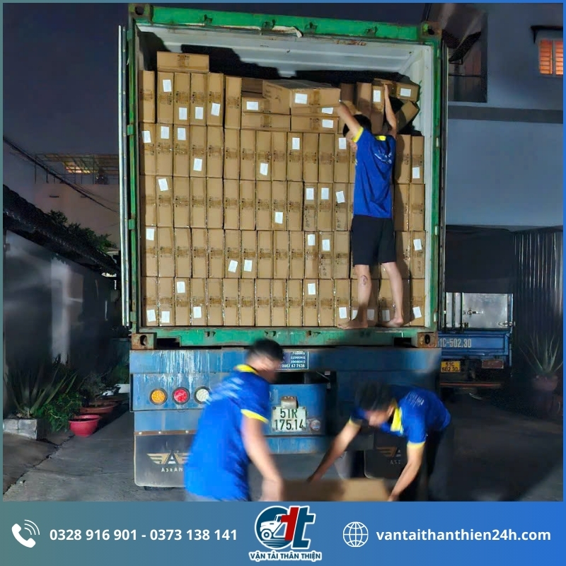 Các mặt hàng hỗ trợ vận chuyển từ TP.HCM đi Long An